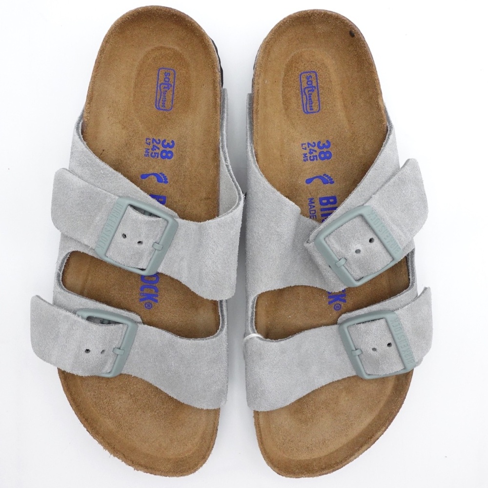 NEW Women's Birkenstock Arizona Soft Footbed Suede Sandal